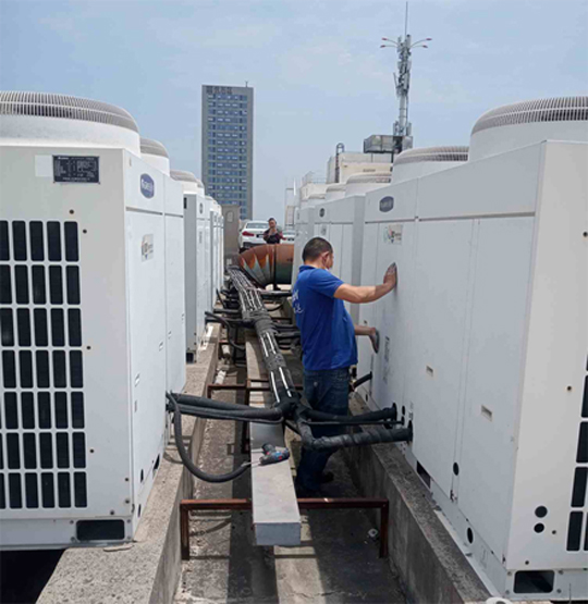 贡嘎中央空调制热和不制冷系统维修方法